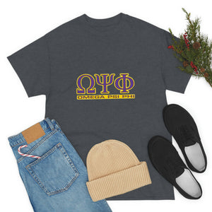 Omega Psi Phi Unisex Heavy Cotton Tee