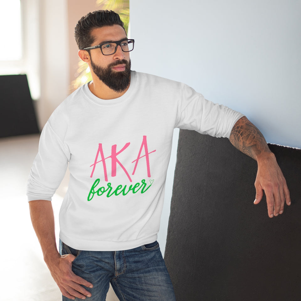 AKA Forever Unisex Crew Neck Sweatshirt