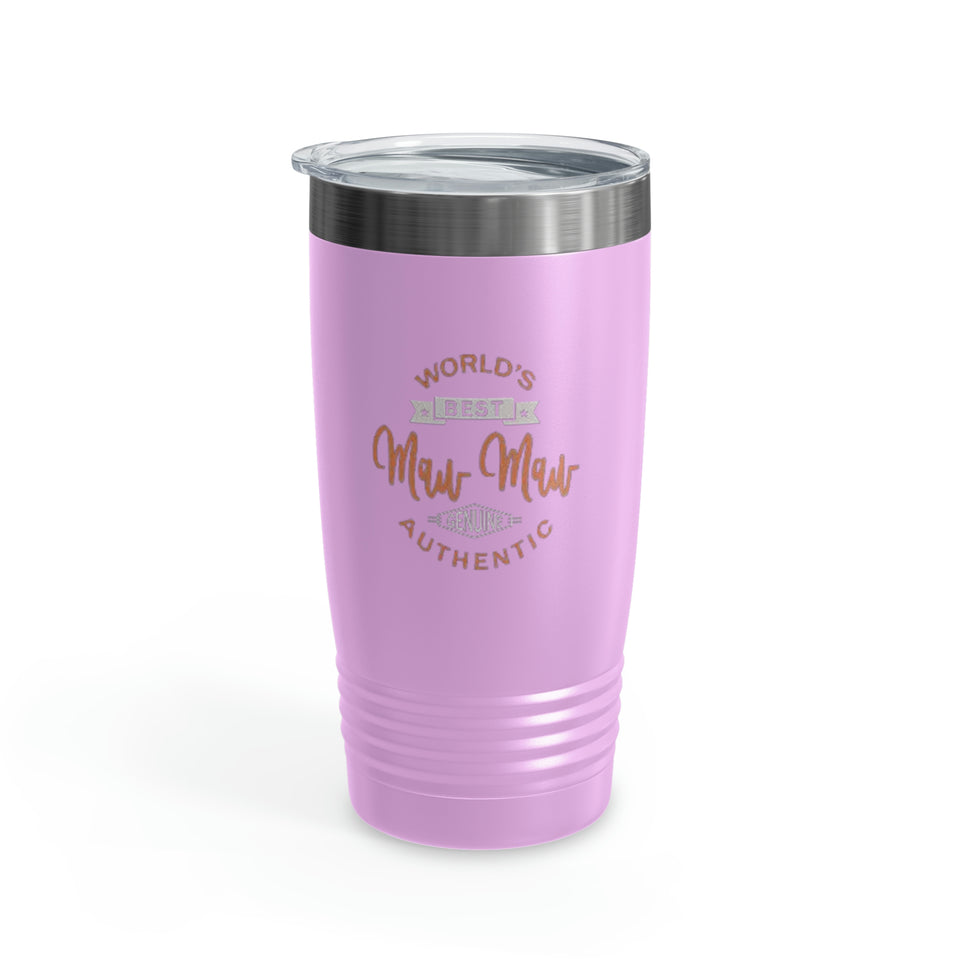 Worlds Best Maw Maw Ringneck Tumbler, 20oz