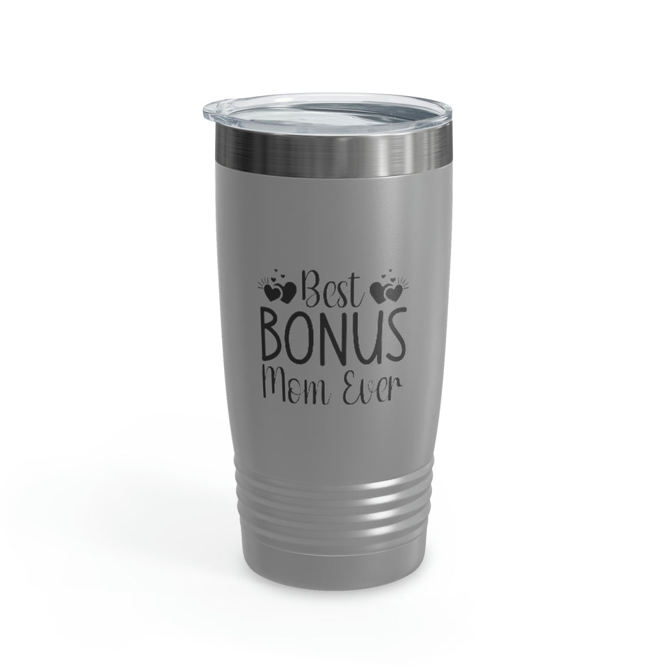 Best Bonus Mom Ever Ringneck Tumbler, 20oz