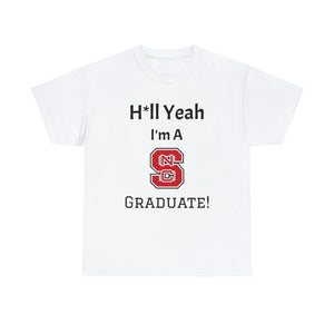 H*ll Yeah! NCSU Grad Unisex Heavy Cotton Tee