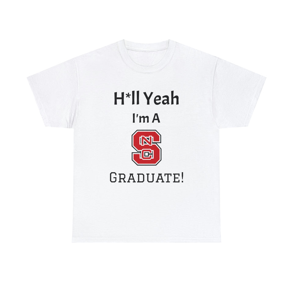 H*ll Yeah! NCSU Grad Unisex Heavy Cotton Tee