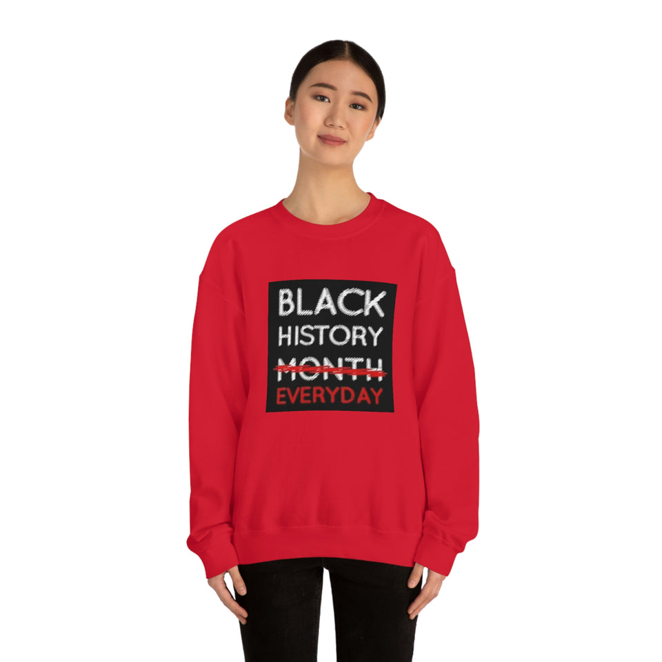 Black History Everyday Unisex Heavy Blend™ Crewneck Sweatshirt