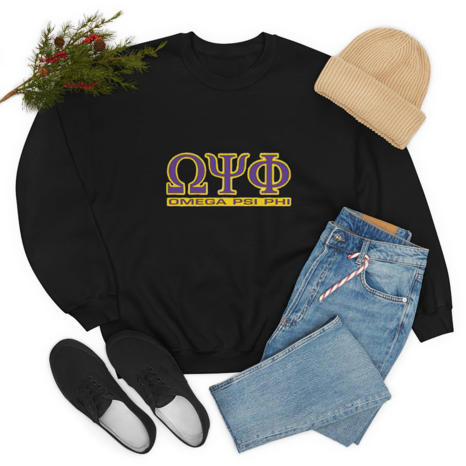 Omega Psi Phi Unisex Heavy Blend™ Crewneck Sweatshirt