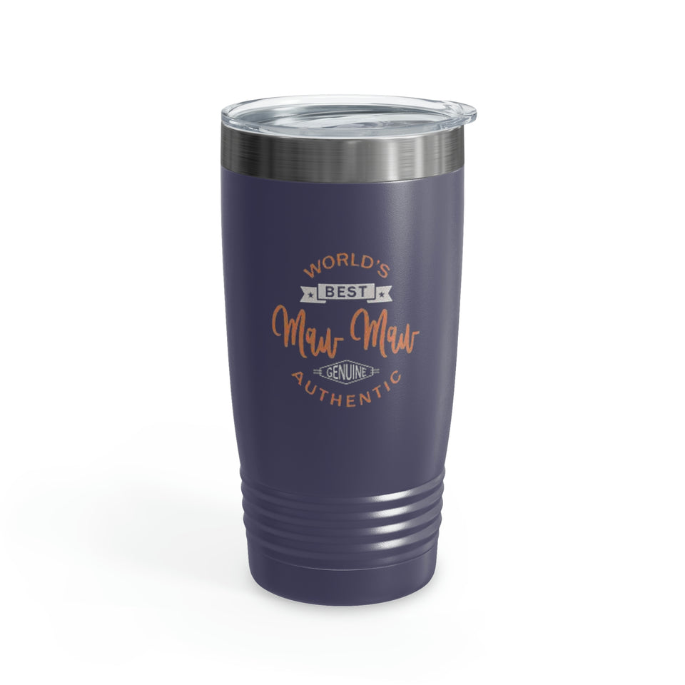 Worlds Best Maw Maw Ringneck Tumbler, 20oz