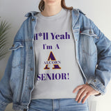 H*ll Yeah! Alcorn State Senior Unisex Heavy Cotton Tee