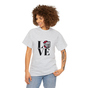 LOVE Belmont Abbey Unisex Heavy Cotton Tee