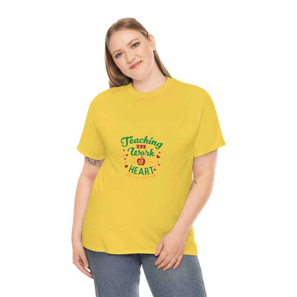 Work of Heart Cotton Tee