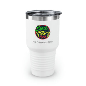 Black Photographers Matter Ringneck Tumbler, 30oz