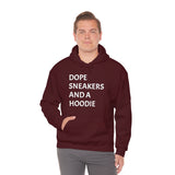 DOPE SNEAKERS AND A HOODIE Unisex Heavy Blend™ Hooded Sweatshirt