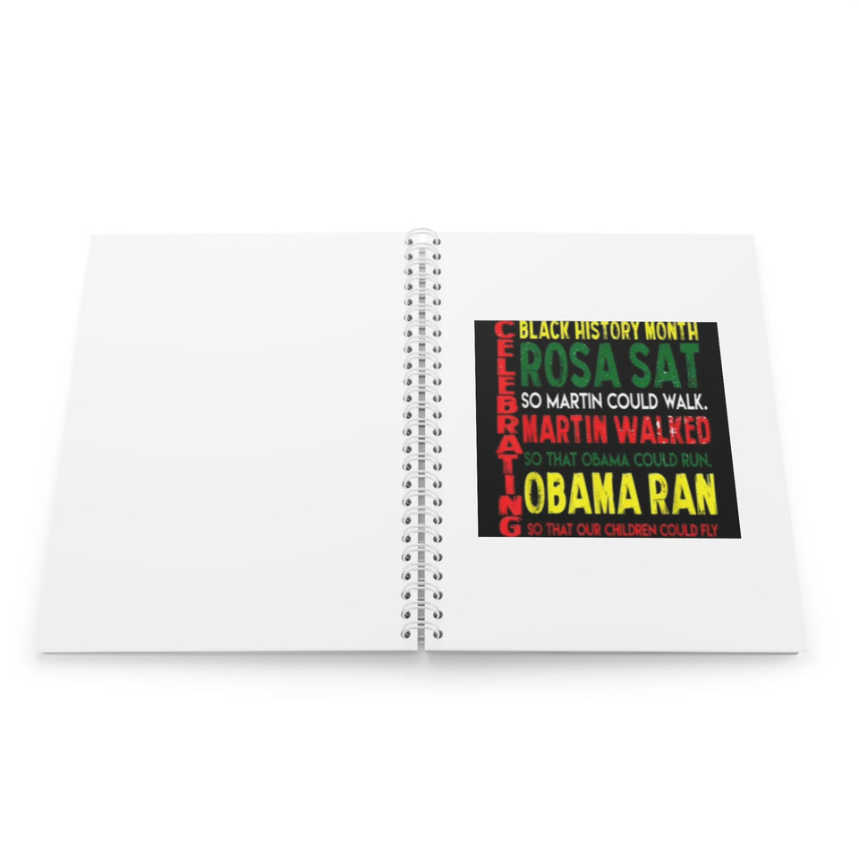 Celebrating Black History Month Spiral Notebook
