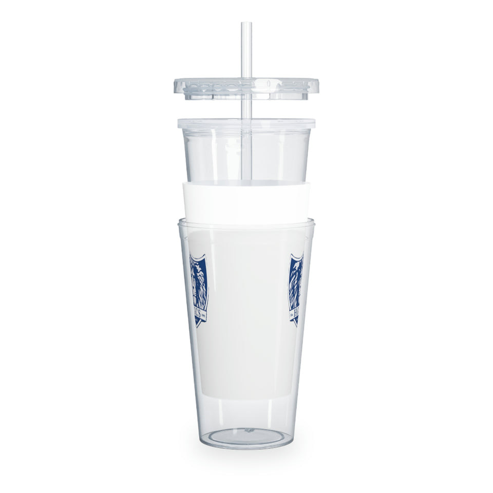 Hickory Grove Christian Plastic Tumbler with Straw