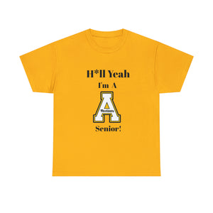 H*ll Yeah! App State Senior Unisex Heavy Cotton Tee