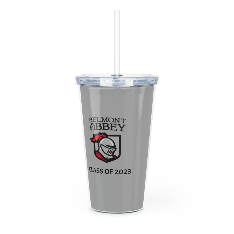 Belmont Abbey Class of 2023 Plastic Tumbler with Straw