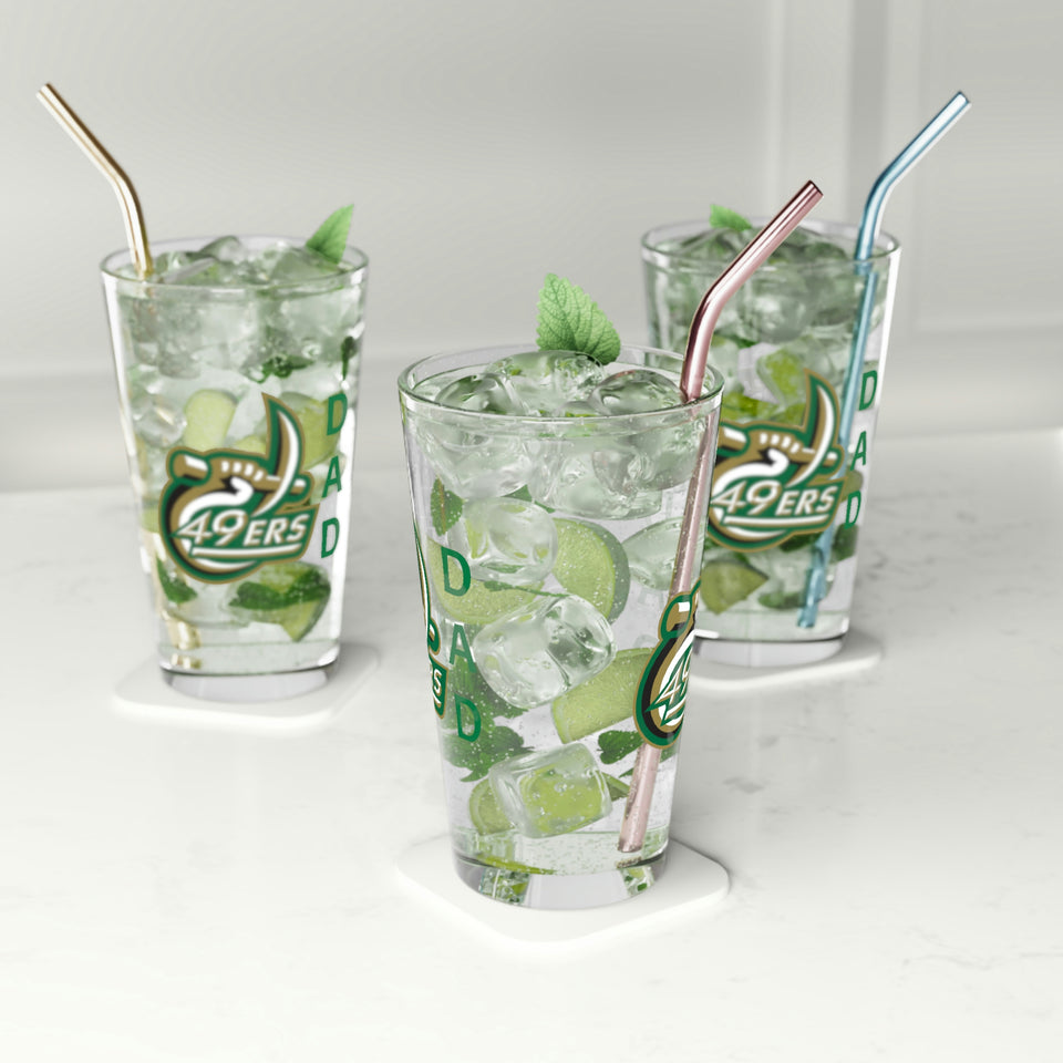 UNCC Dad Pint Glass, 16oz