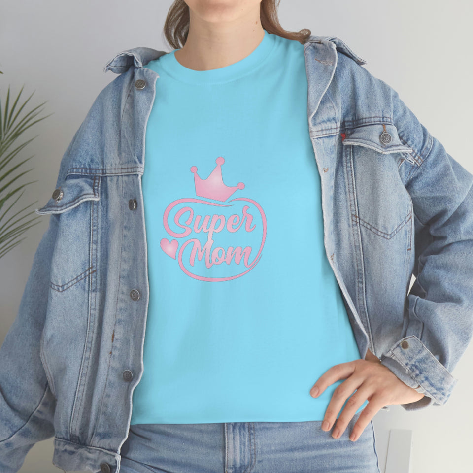 Super Mom Unisex Heavy Cotton Tee