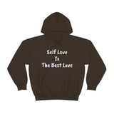 Self Love Is The Best Love Unisex Heavy Blend™ Hooded Sweatshirt