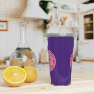 Happy Mother's Day Stepmom Spanish  Plastic Tumbler with Straw