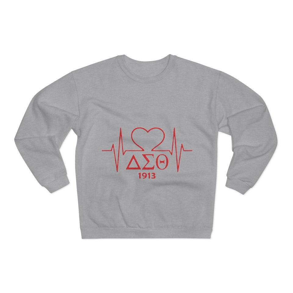 Delta Heartbeat Unisex Crew Neck Sweatshirt