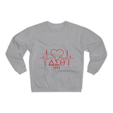 Delta Heartbeat Unisex Crew Neck Sweatshirt