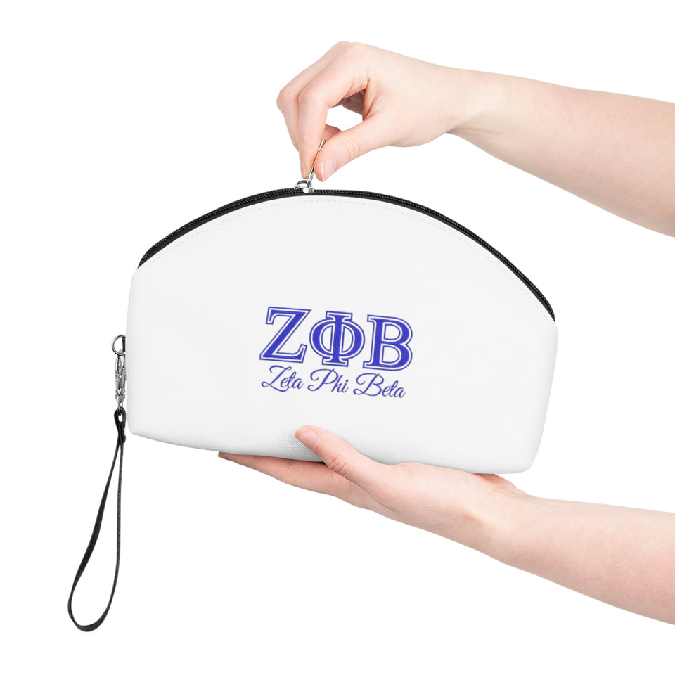 Zeta Phi Beta Makeup Bag