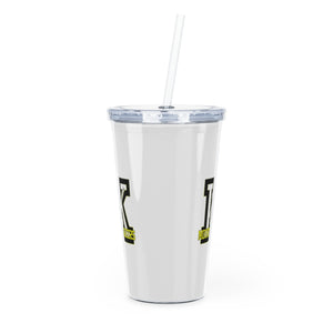 Kings Mountain High School Plastic Tumbler with Straw