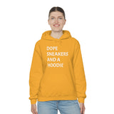 DOPE SNEAKERS AND A HOODIE Unisex Heavy Blend™ Hooded Sweatshirt