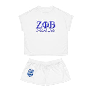 Zeta Phi Beta Women's Short Pajama Set