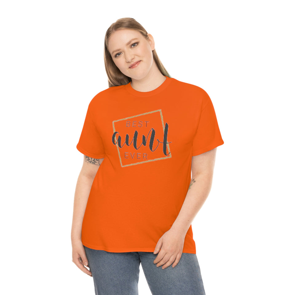 Best Aunt Ever Unisex Heavy Cotton Tee