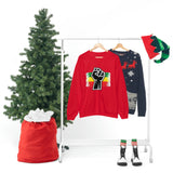 Black Fist Unisex Heavy Blend™ Crewneck Sweatshirt