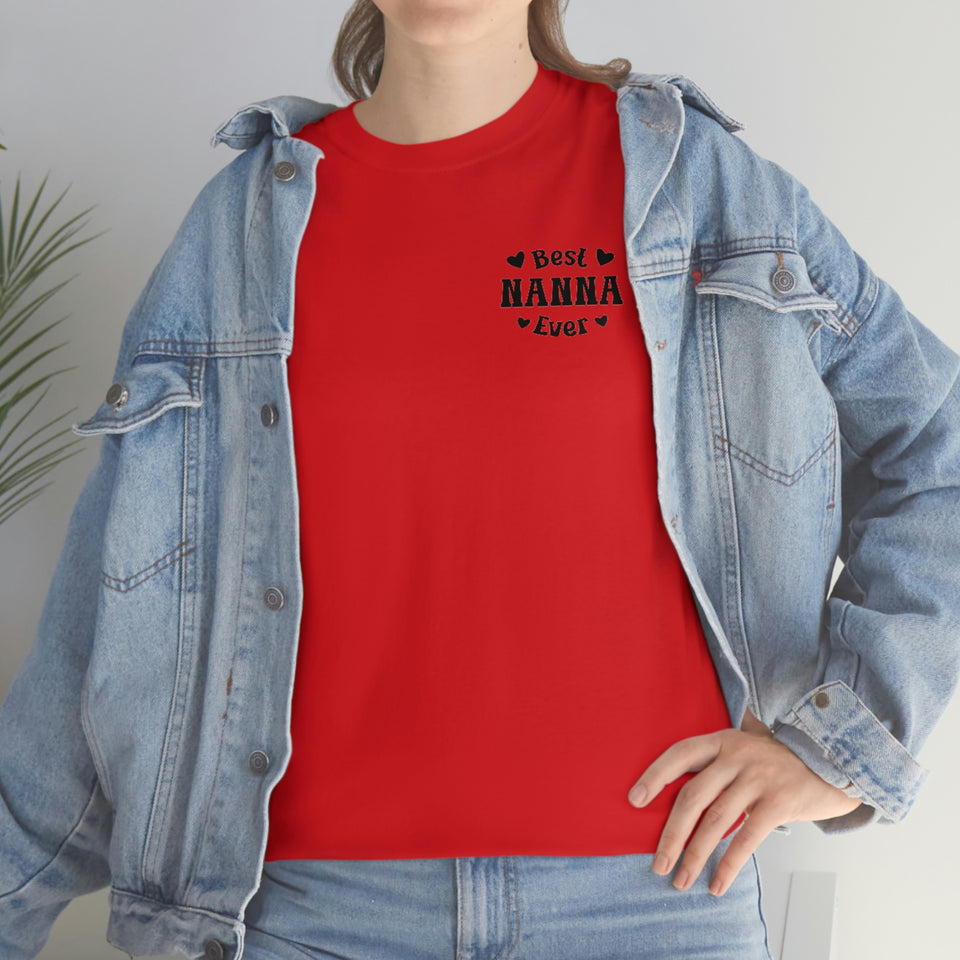 Best Nanna Ever Unisex Heavy Cotton Tee