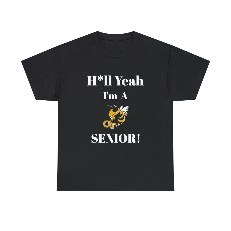 H*ll Yeah! Georgia Tech Senior Unisex Heavy Cotton Tee