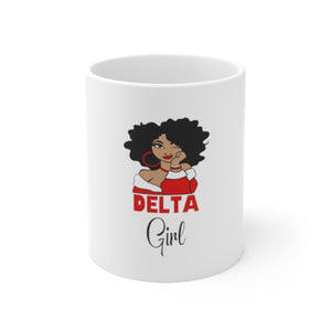 Delta Sigma Theta Ceramic Mug 11oz