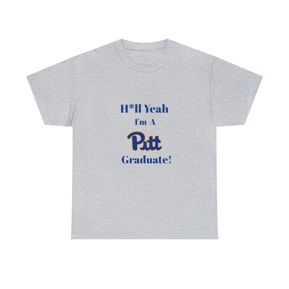 H*ll Yeah! University of Pittsburgh Unisex Heavy Cotton Tee