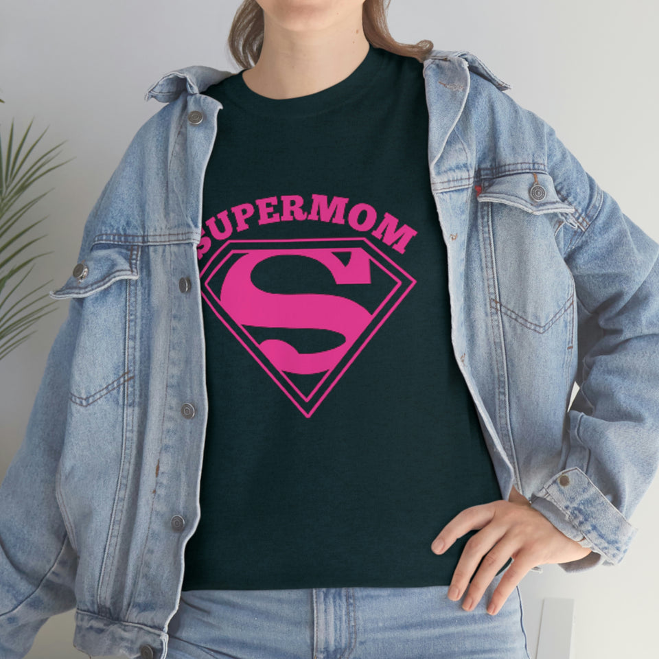 Super Mom Unisex Heavy Cotton Tee