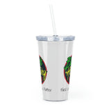 Black Lawyers Matter Plastic Tumbler with Straw