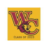 West Charlotte HS Class of 2023 Square Magnet