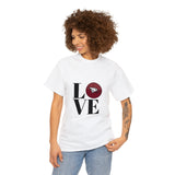 LOVE NCCU Unisex Heavy Cotton Tee