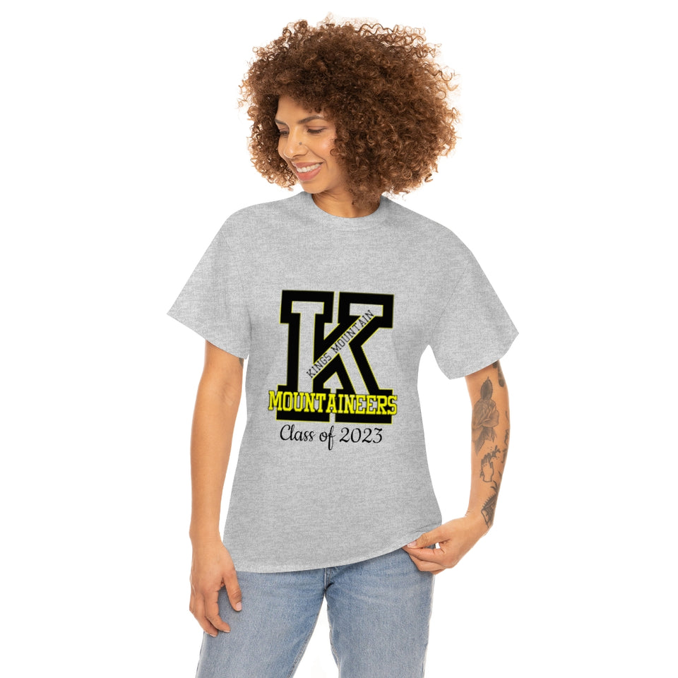Kings Mountain High School Class of 2023 Unisex Heavy Cotton Tee