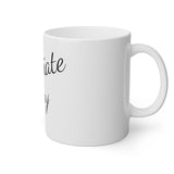 Radiate Joy White Mug, 11oz