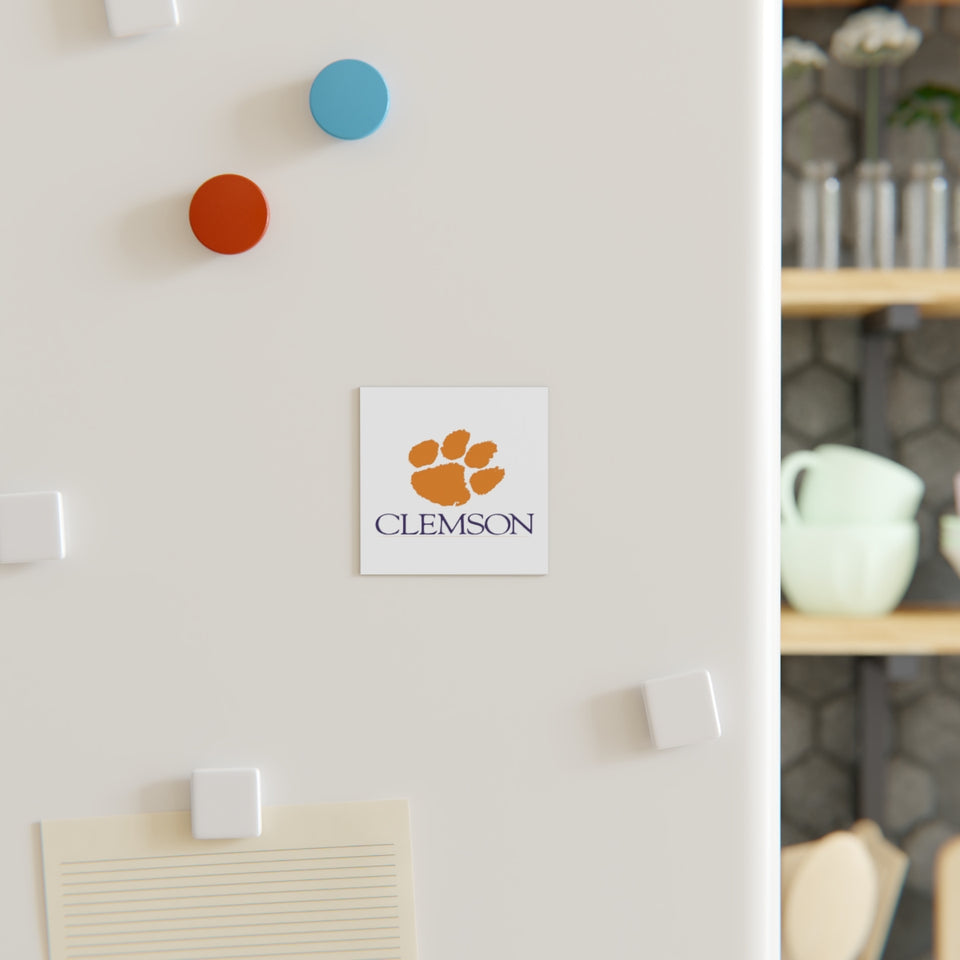 Clemson University Square Magnet