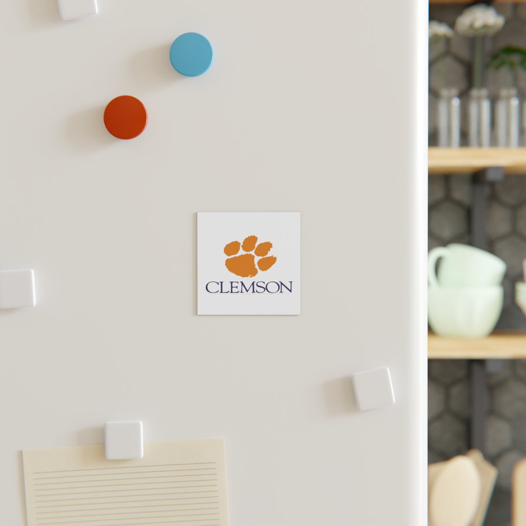 Clemson University Square Magnet