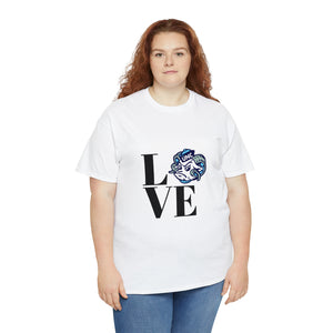 LOVE UNC Unisex Heavy Cotton Tee