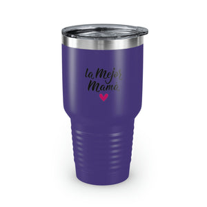 The Best Mom Ringneck Tumbler, 30oz