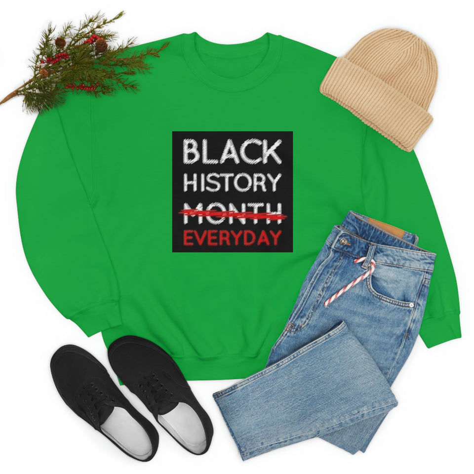 Black History Everyday Unisex Heavy Blend™ Crewneck Sweatshirt