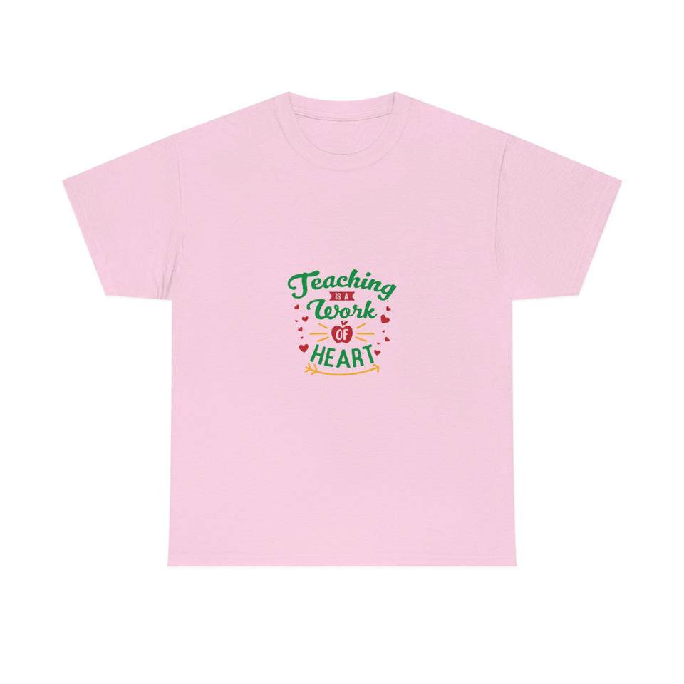 Work of Heart Cotton Tee