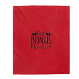 Best Bonus Mom Ever Velveteen Plush Blanket