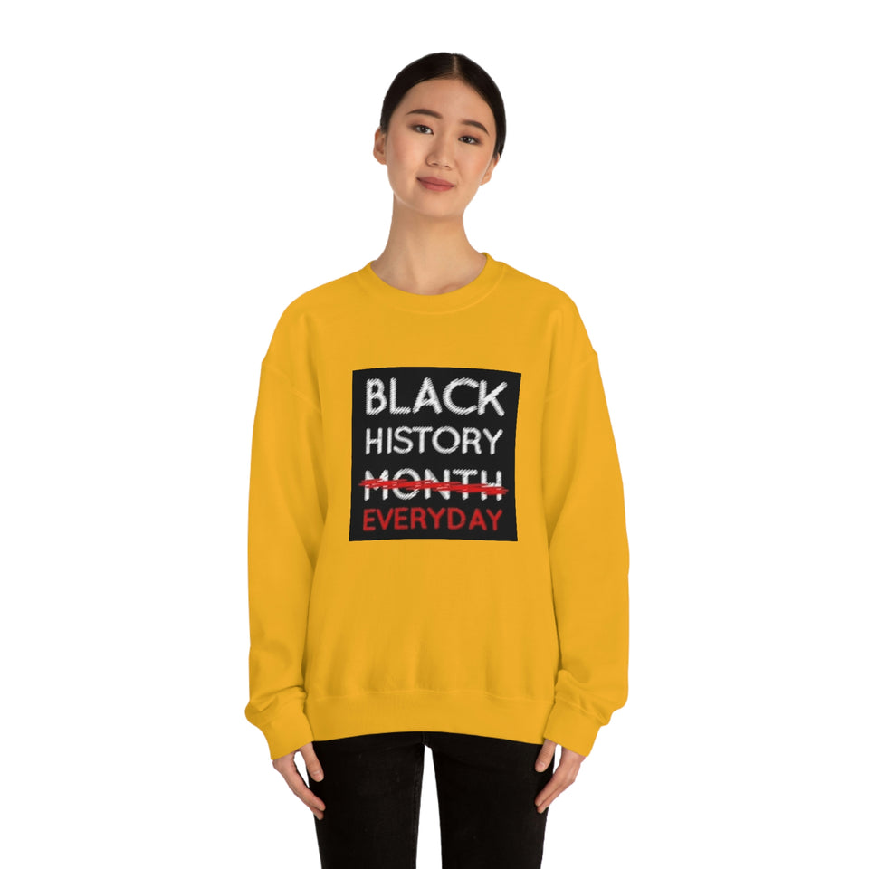 Black History Everyday Unisex Heavy Blend™ Crewneck Sweatshirt