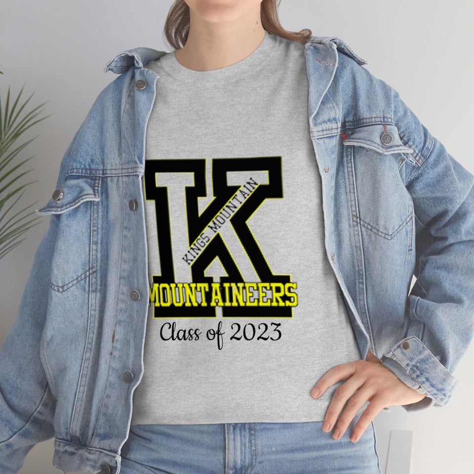 Kings Mountain High School Class of 2023 Unisex Heavy Cotton Tee