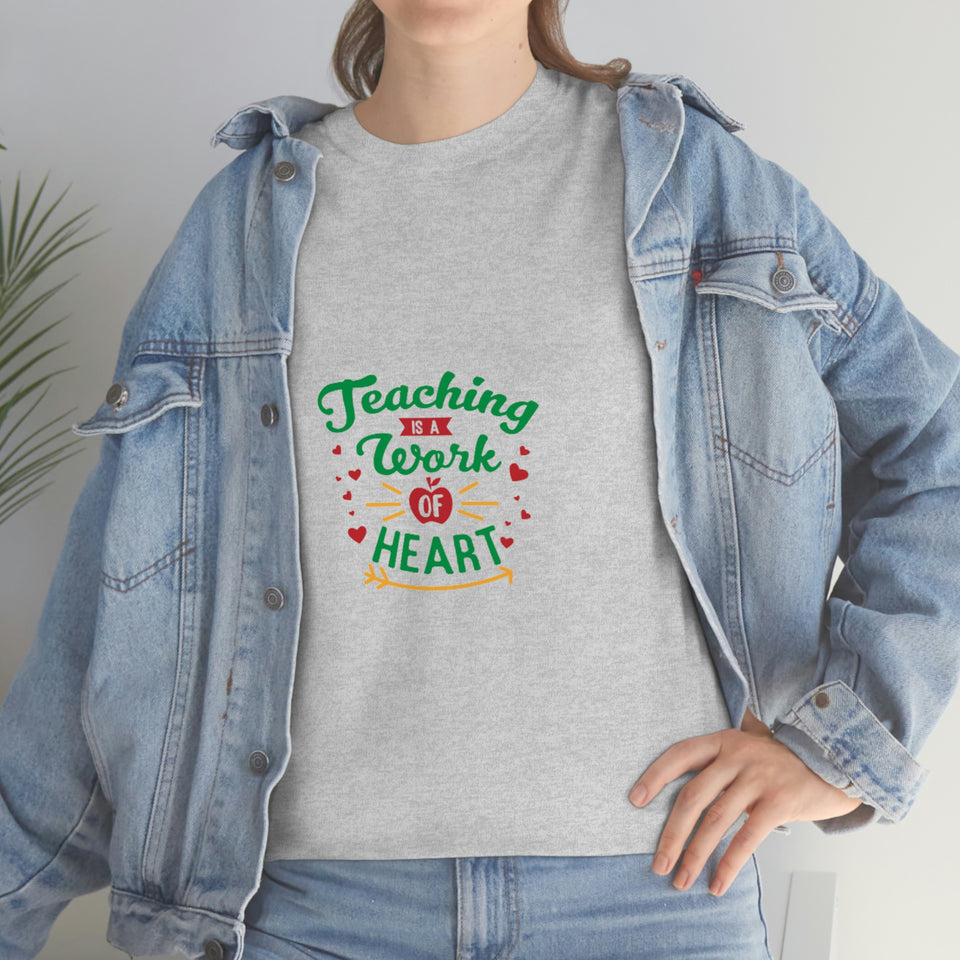 Work of Heart Cotton Tee